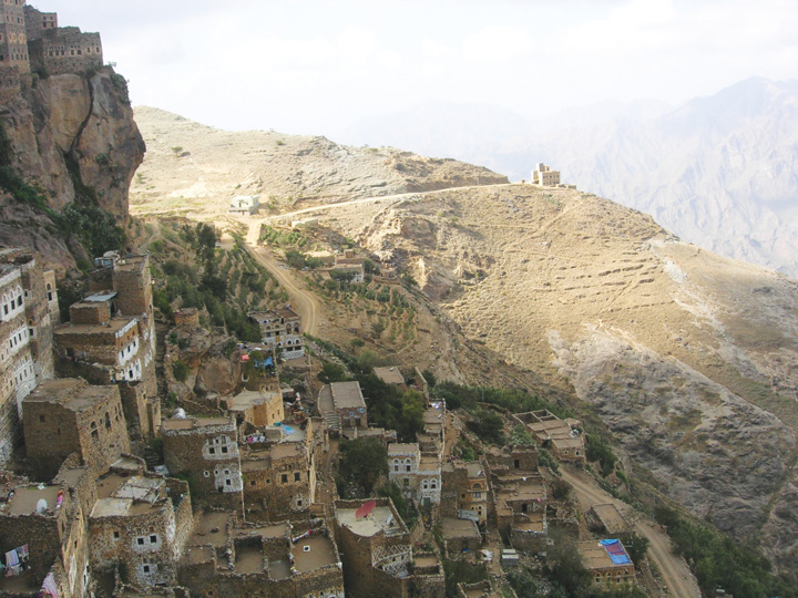 “Phố núi” kiểu Yemen