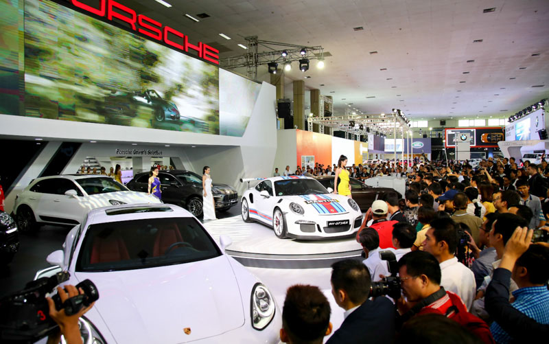 Khu trưng bày của Porsche